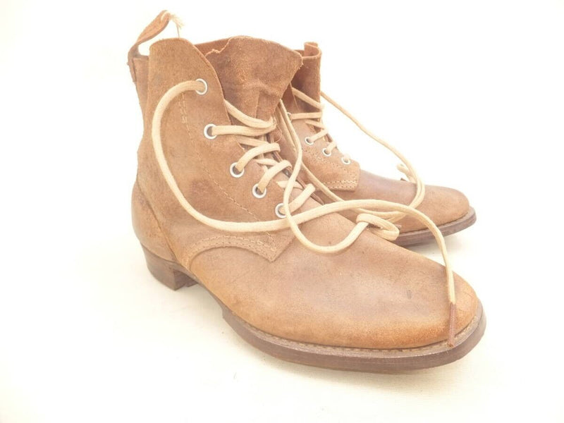 Former Japanese army Original Leather boots 25.5cm WWⅡ military