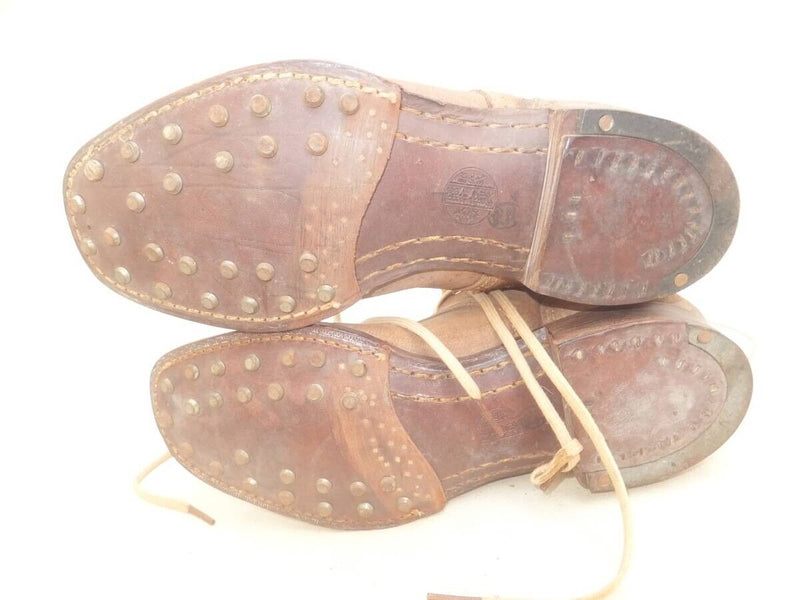 Former Japanese army Original Leather boots 25.5cm WWⅡ military