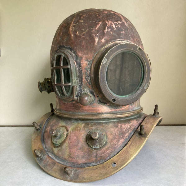 Japanese Antique Divers Diving Helmet Mask Antique japan