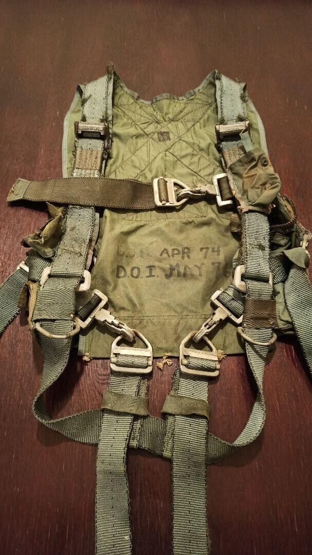 PCU-15 USAF Pilot Harness 1974 Air Force Pilot Harness RARE